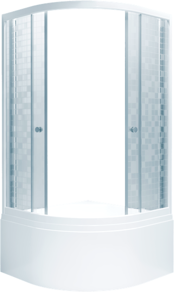 Душевой уголок Triton Мозаика Б1 90х90 - фото