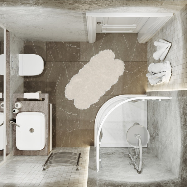 Душевой уголок Triton Мозаика Б1 90х90