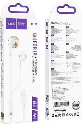 Наушники Hoco M115 Lightning