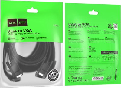 Кабель Hoco US11 VGA to VGA