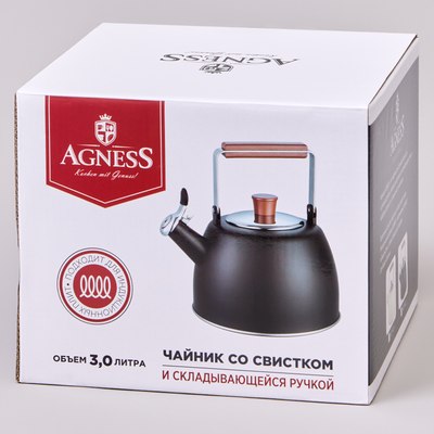 Чайник со свистком Agness 937-912