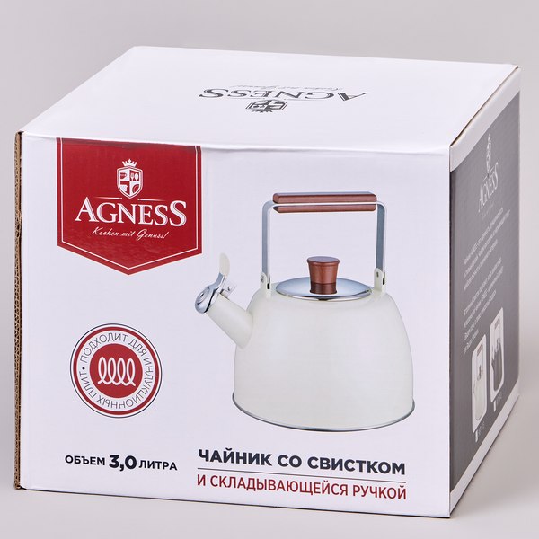 Чайник со свистком Agness 937-913