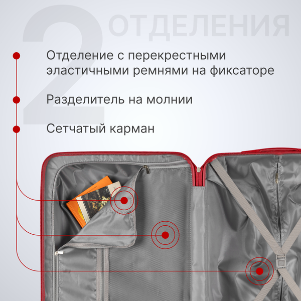 Чемодан на колесах DoubleW YF-PP02