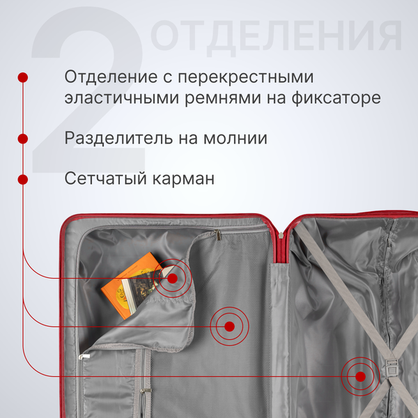 Чемодан на колесах DoubleW YF-PP02