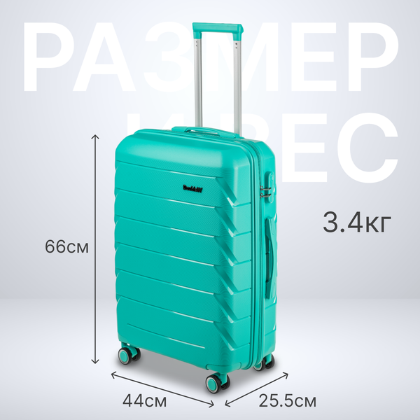 Чемодан на колесах DoubleW YF-PP02