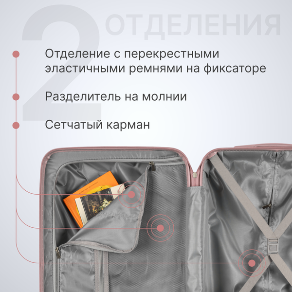 Чемодан на колесах DoubleW YF-PP02