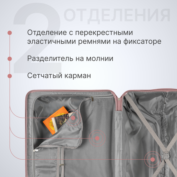 Чемодан на колесах DoubleW YF-PP02