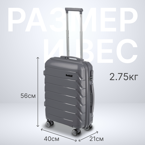 Чемодан на колесах DoubleW YF-PP02