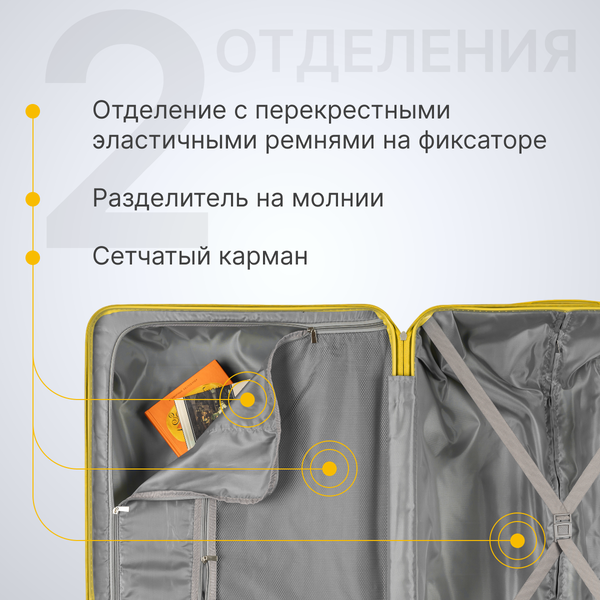 Чемодан на колесах DoubleW YF-PP02.1