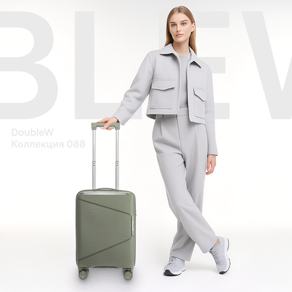 Чемодан на колесах DoubleW 088