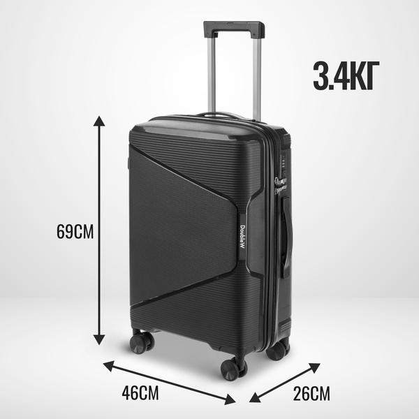 Чемодан на колесах DoubleW 088