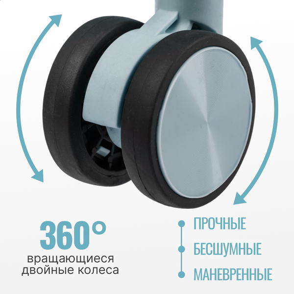 Чемодан на колесах DoubleW 088