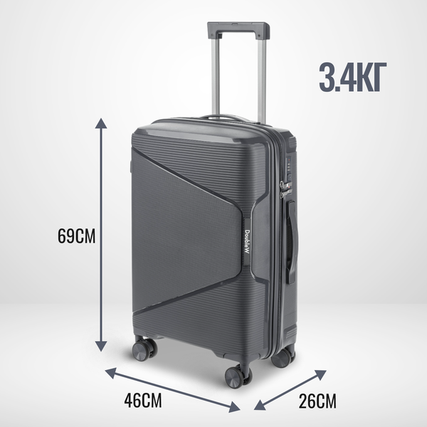 Чемодан на колесах DoubleW 088