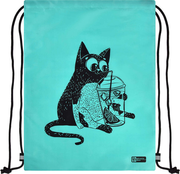 Мешок для обуви Феникс+ Кот с лимонадом / 62501