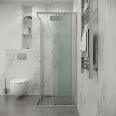 Душевой уголок Niagara Eco NG-1010-14QMT 100x100x190 (хром/стекло матовое)