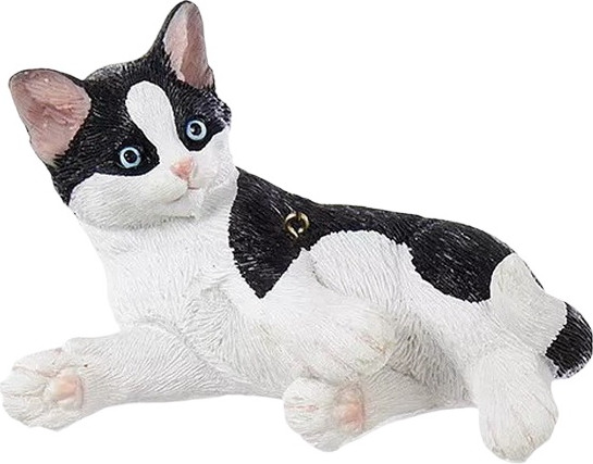 Елочная игрушка Kurt S. Adler Christmas 2024. Черно-белый котенок / J7732_2 - фото