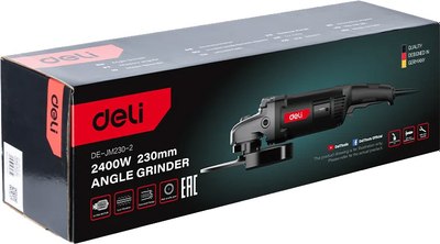 Профессиональная угловая шлифмашина Deli EDE-JM230-2E