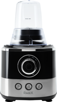Кухонный комбайн RAGEX R107-015 (черный/серебристый)