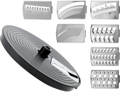 Кухонный комбайн RAGEX R107-015 (черный/серебристый)