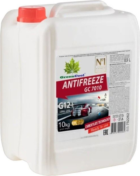 Антифриз GreenCool GC 7010 G12+ / 752262 - фото