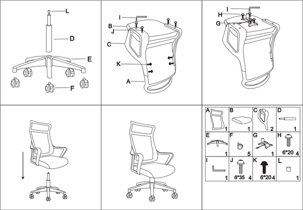 Кресло офисное Woodville Rino