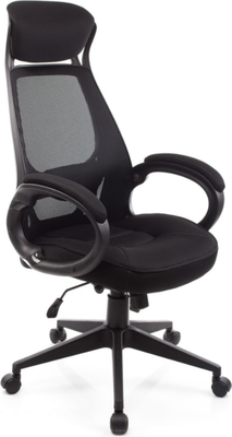 Кресло офисное Woodville Burgos (черный) - фото