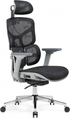 Кресло офисное Woodville Samur (черный/серый) - фото