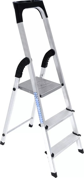 Лестница-стремянка Sarayli Алюминиевая 003207 - фото