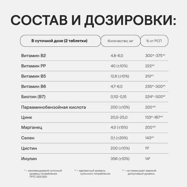 Витаминно-минеральный комплекс 4Fresh Ледишарм витамины для волос