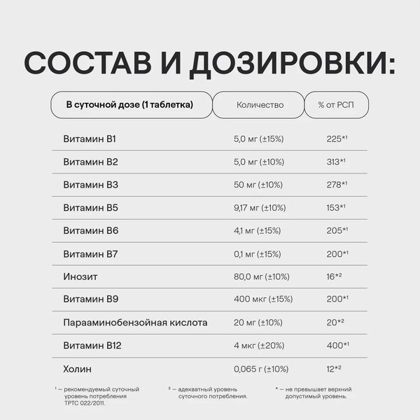 Мультивитаминный комплекс 4Fresh Мульти-В комплекс Витамир