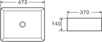 Умывальник D&K Berlin DT1430225
