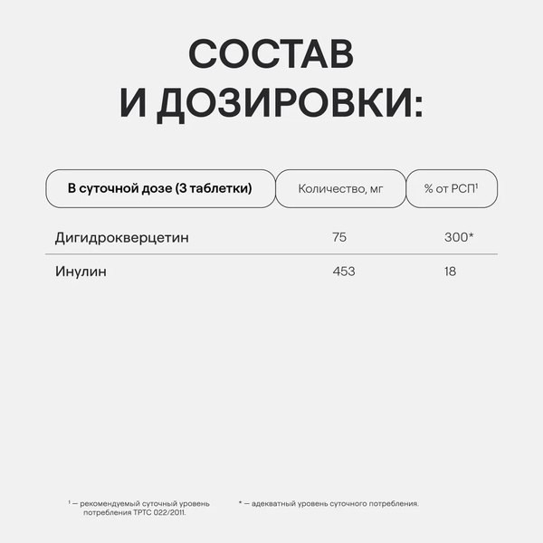 Пищевая добавка 4Fresh Дигидрокверцетин Форте Витамир