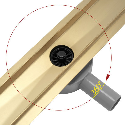 Трап для душа REA Neox Pro 900 Matt Gold / REA-G2704