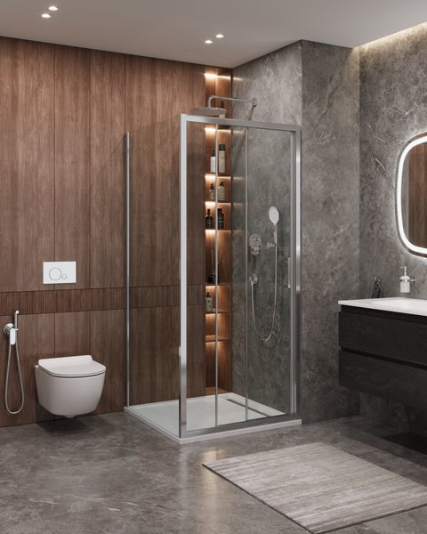 Душевой уголок Cezares MOLVENO-AHF-31-90/80-C-CR-IV