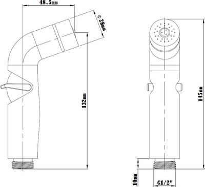 Лейка гигиенического душа Esko HHS200