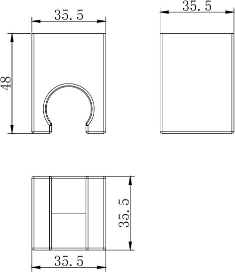 Душевой держатель Aquatek AQ2400CR