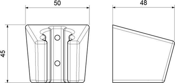Душевой держатель Aquatek AQ2402CR