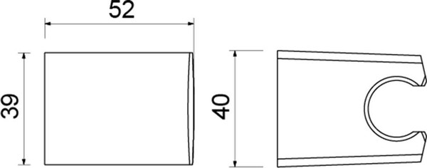 Душевой держатель Aquatek AQ2403CR