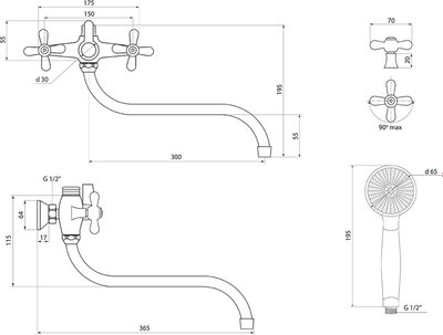 Смеситель Славен СЛ-ДВ-О31