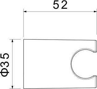 Душевой держатель Aquatek AQ2404BGM