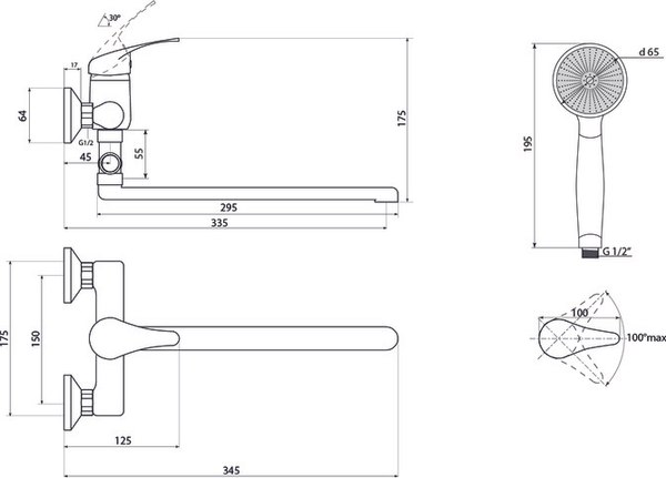 Смеситель Славен СЛ-ОД-П31