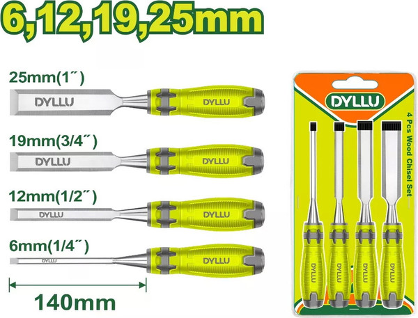 Набор стамесок DYLLU DTWC2204