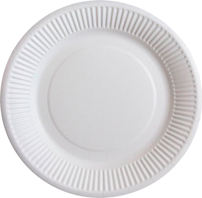 Набор одноразовых тарелок Паксервис Ламинированный картон 230мм - фото