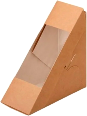 Набор коробок упаковочных для еды Паксервис Eco Sandwich 60 DoEco / 288513 - фото