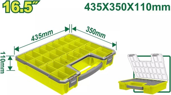 Органайзер для инструментов DYLLU 430х350х110мм / DTTB1622