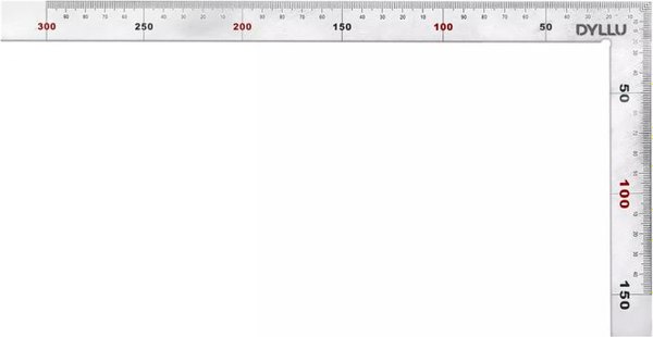 Угольник DYLLU 300х150мм / DTSR4330 - фото