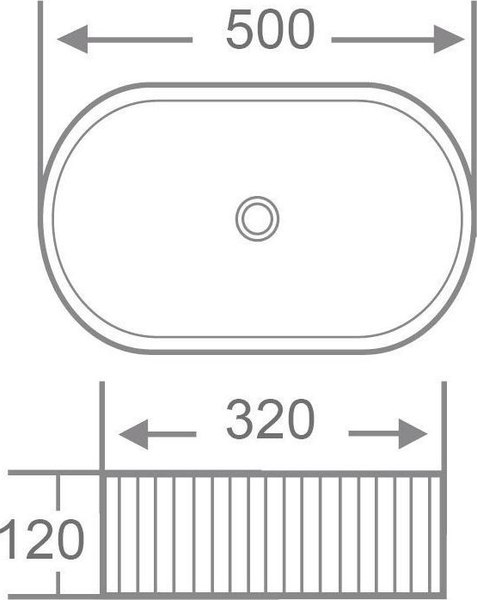Умывальник Roxen Royal Oval 570170