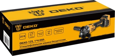 Угловая шлифовальная машина Deko DKAG-125 / 083-1063