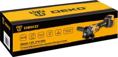 Угловая шлифовальная машина Deko DKAG-125 / 083-1064