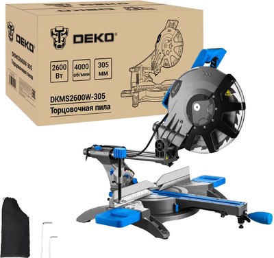 Торцовочная пила Deko DKMS2600W-305 Laser / 083-1094
